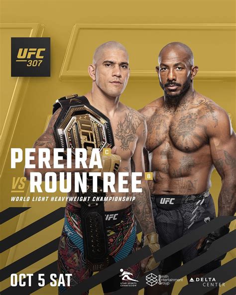 UFC 307: Pereira vs Rountree Odds, Preview, Best Bets .
